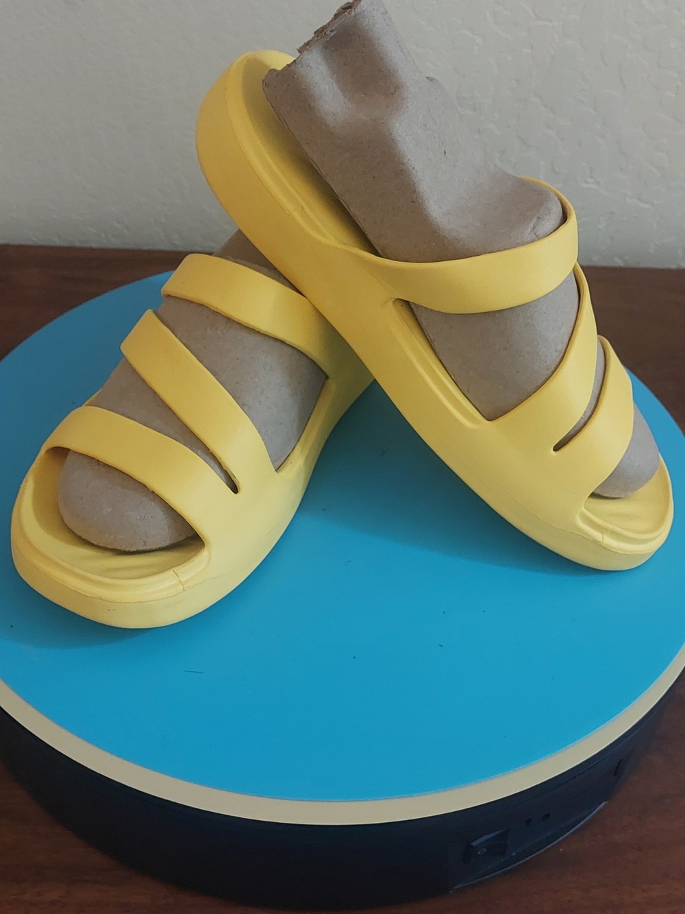 New CROCS Yellow Slip-On Sandal